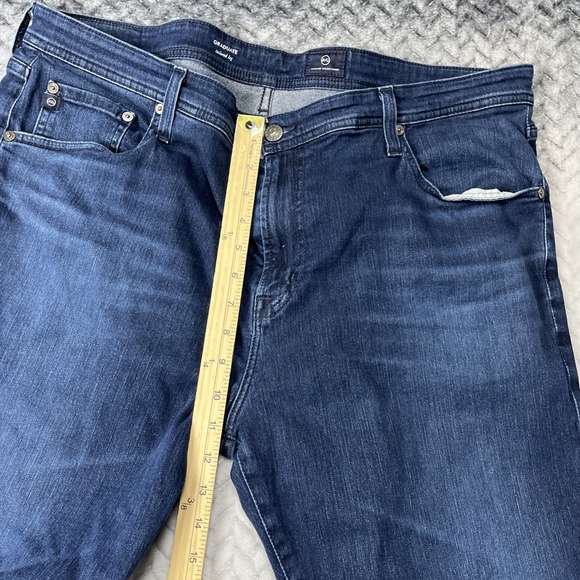 Adriano Goldschmied AG Jeans Mens 40x32 Graduate Tailored Leg Dark Wash W42"L30" - Picture 6 of 10